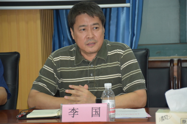 公司党委书记李国对主题教育工作进行动员部署 魏孟吉摄影 