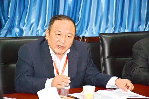 副董事长李兆敏发言 王玉娟摄影 副董事长李兆敏发言 王玉娟摄影